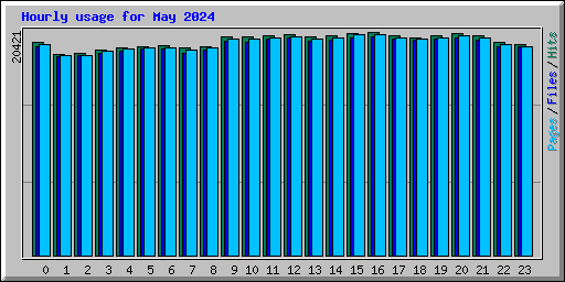 Hourly usage for May 2024